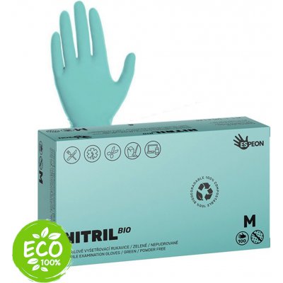 Espeon Nitril Bio nepudrované zelené 100 ks – Sleviste.cz