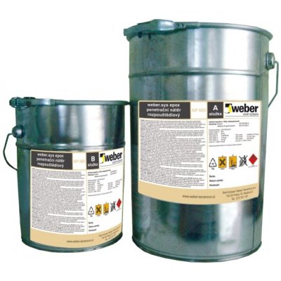 Weber webersys epox rozpouštědlová penetrace 4,4 kg - NP 660 4,4kg – Hledejceny.cz