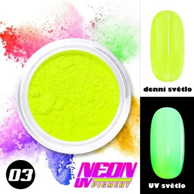 neonový pigment v prášku 03