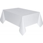 Amscan Plastový party ubrus Bílý 137 x 274 cm – Hledejceny.cz