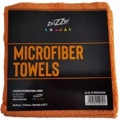 ZviZZer Microfiber Towels Orange 40 x 40 cm 10 ks