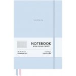 SHKOLYARYK Zápisník Genius A5, čtverečkovaný, 96 listů, tvrdé desky Soft Blue – Zboží Živě