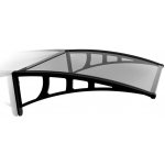 Hobby Roof stříška vchodová BRAVO 4mm černá čirá 70x120cm – Hledejceny.cz