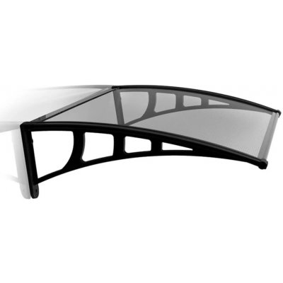 Hobby Roof stříška vchodová BRAVO 4mm černá čirá 70x120cm – Hledejceny.cz