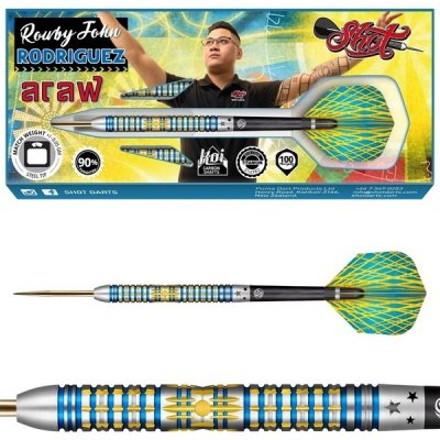 Shot Darts Rowby-John Rodriguez Araw Steel Tip 21 g – Hledejceny.cz