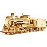 Robotime 3D dřevěné puzzle Parní lokomotiva Prime Steam Express 1:80 308 ks – Zbozi.Blesk.cz