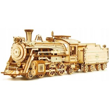 Robotime 3D dřevěné puzzle Parní lokomotiva Prime Steam Express 1:80 308 ks