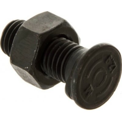 Pluhový Šroub 2 S Oválnou Hlavou M12x35mm – Hledejceny.cz