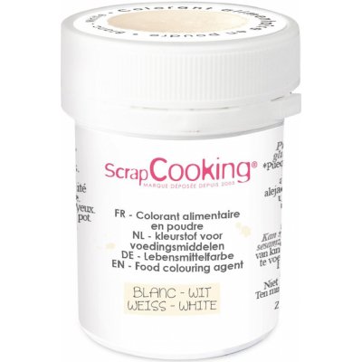 SCRAPCOOKING Prachová barvaCooking White 5 g – Zboží Mobilmania