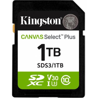 Kingston SDXC 1TB Canvas Select Plus SDS3/1TB – Zbozi.Blesk.cz