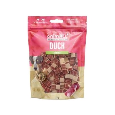 animALL Kachní sendvič kostičky 80 g – Zboží Mobilmania