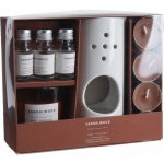 Morex Keramická souprava aroma lampa Santalové dřevo 9 ks – Zboží Dáma