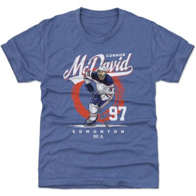 dětské tričko Edmonton Oilers NHL Connor McDavid #97 Brush WHT 500 Level – Sleviste.cz