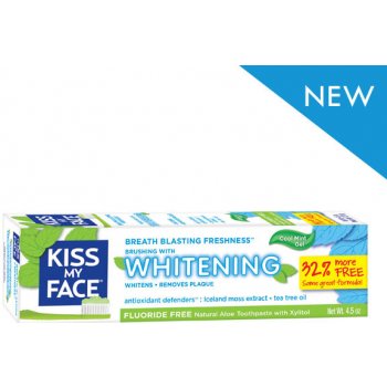 Kiss My Face Corp. zubní gel Whitening bez fluoridu 127,6 g