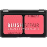 Catrice Blush Affair Cream & Powder Palette krémová a pudrová tvářenka 010 Stunning Strawberry 6 g – Zboží Dáma