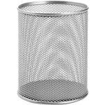 Drátěný kalíšek na tužky velký, stříbrný – Zboží Živě