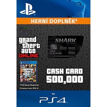 Grand Theft Auto Online Bull Shark Cash Card 500,000$