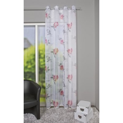 HOME WOHNIDEEN hotová záclona 53301 ROSE 2305 ruzova 245x140 cm (v x s) – Zboží Mobilmania