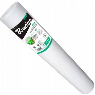 Bradas Bílá netkaná textilie pro zakrytí rostlin 160 cm x 100 m (10000 cm), 17 g/m2 – Zboží Dáma