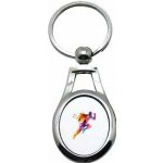 Přívěsek na klíče ovál Běžec – Zboží Mobilmania