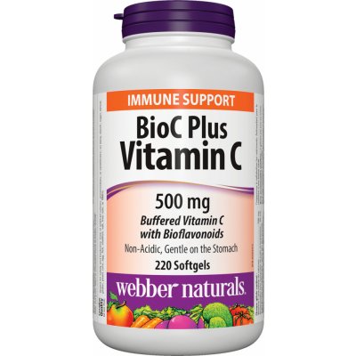 Webber naturals BioC Plus Vitamín C 500 mg 220 tobolek – Hledejceny.cz
