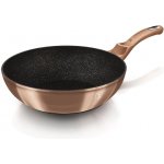 BerlingerHaus Wok s mramorovým povrchem Rosegold Metallic Line 30 cm – Hledejceny.cz