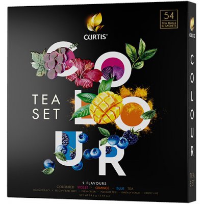Curtis Colour Tea Set 54 sáčků kolekce čajů 84,6 g