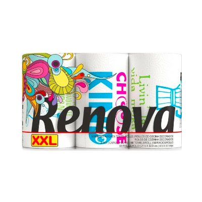 Renova XXL, potištěné, dvouvrstvé, 3 x 60 útržků – Hledejceny.cz