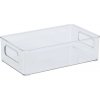 Úložný box Zeller organizér 25,5 x 15 x 7,6 cm transparentní