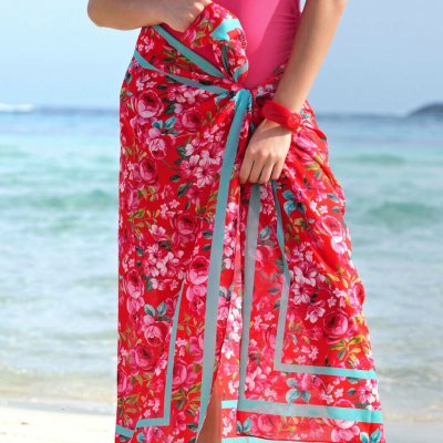 Pareo ANTIGEL ESB6080-03 červená – Zboží Dáma