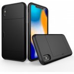 Pouzdro AppleKing s prostorem na kartu iPhone XS Max - černé – Zboží Mobilmania