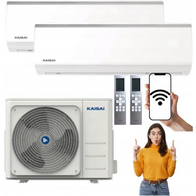 Kaisai FLY multisplit 2,6kW a 3,5kW + montážní sada 8m – Zbozi.Blesk.cz