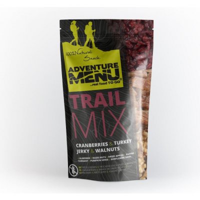 Adventure menu Trailmix brusinky krůtí JERKY vlašské ořechy 100 g