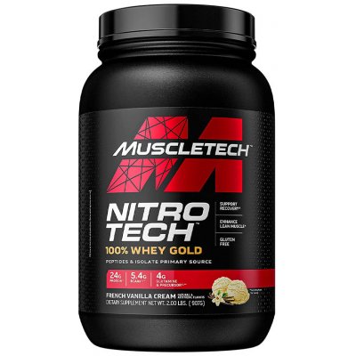 MuscleTech Nitro Tech 100% Whey Gold 2270 g – Zbozi.Blesk.cz