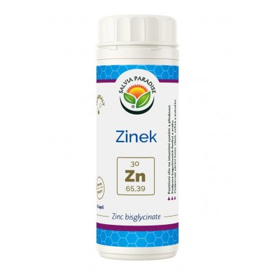 Salvia Paradise Zinek Zinc bisglycinate 60 kapslí – Hledejceny.cz