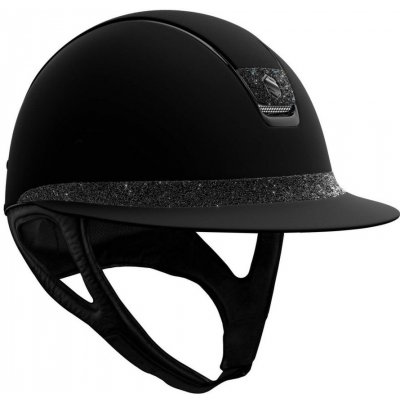 Samshield Jezdecká helma Miss Shield Shadowmatt Crystal Fabric black chrome 2.0 černá – Hledejceny.cz