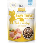 Brit Raw Treat Cat Hair & Skin Fish & Turkey 40 g – Sleviste.cz