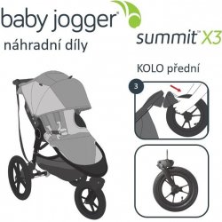 Baby Jogger Přední kolo Summit X3
