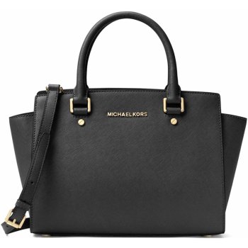 Michael Kors Selma Large Saffiano Satchel black