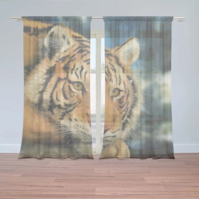 Sablio Záclony Tygr: 2ks 150x250cm – Hledejceny.cz