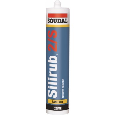 SOUDAL Silirub 2/S silikon 310g transparentní – Zboží Mobilmania