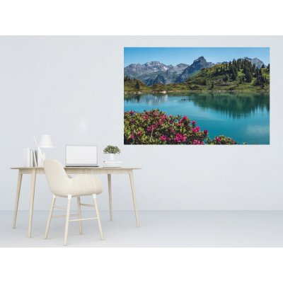 Nalepte.cz Alpské jezero 45 x 30 cm – Zboží Mobilmania
