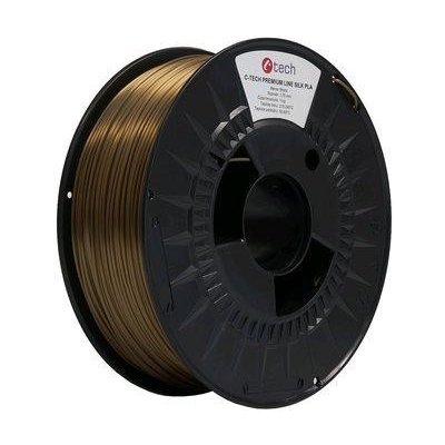 C-Tech Premium Line Silk PLA, bronz, 1,75 mm, 1 kg, 3DF-P-SPLA1,75-BRONZE – Zboží Živě