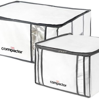 Compactor Sada vakuových úložných boxů Life, 1 × M 125 litrů, 1× XL 190 litrů – Sleviste.cz