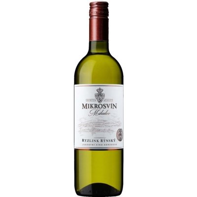 Mikrosvín Ryzlink rýnský Standard line 0,75 l 12% (holá láhev) – Hledejceny.cz