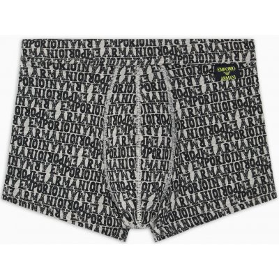 Emporio Armani pánské boxerky 112074 3F508 03348 šedé se vzorem – Zboží Mobilmania