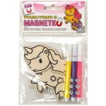 ARGUS Kreativní tvoření vybarvi si magnetku jednorožec III. 19260016 – Zboží Dáma