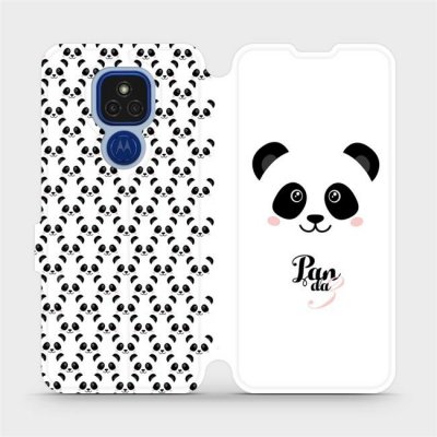 Pouzdro Mobiwear Flipové Motorola Moto E7 Plus - M030P Panda Amálka – Zboží Mobilmania