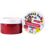 Prstová barva červená tmavá č.16 60 g – Hledejceny.cz