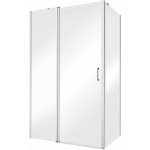 EXO-C 120x190 cm bezrámové univerzální chrom čiré s pevnou stěnou 100 cm BCEXOC120CC+BCEXOCH100CC – Zboží Mobilmania